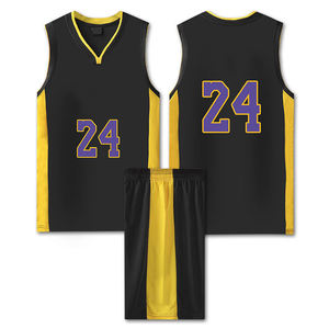 Conjunto de uniforme de baloncesto para hombre, transpirable, ligero, de secado rápido, camiseta y pantalones cortos, ropa deportiva para entrenamiento, partido, equipo. - Product Image 4