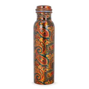 Botella de agua de cobre elegante acabado de alta calidad para fiesta en casa y uso en viajes - Product Image 3