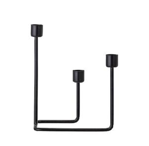 Candle Stand in Metal Base with Iron Rod Design Perfect for Handmade Containers and Candle Jars Ideal for Home Decor - Product Image 2