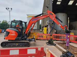 Performances élevées, utilisé pour la mini-pelle KX163-5, 5,5 tonnes, modèle 2022, moteur, boîte de vitesses, pompe, testé et inspecté, en vente - Product Image 2