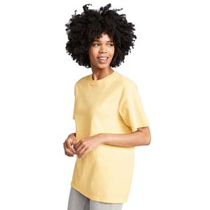 Camiseta pesado de algodón de manga corta unisex transpirable para adultos - Product Image 6