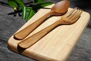 Cuillères en bois artisanales pour la cuisine, le service, le brassage, le mélange et la préparation des aliments, fabriquées en bois de qualité supérieure - Product Image 4