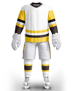Ropa de hockey sobre hielo sublimada personalizada Jersey de hockey de POLIÉSTER + calcetines Conjuntos de dos piezas Uniformes de equipo de entrenamiento - Product Image 2