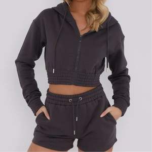 Sudadera Deportiva con Pantalones Cortos a Juego para Mujer, con Logotipo Personalizado, Superventas - Product Image 6