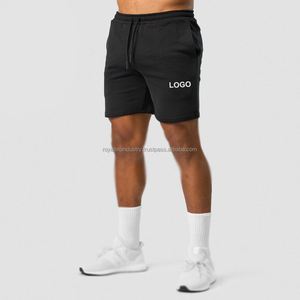Haute qualité hommes 100% coton Sport lavage à l'acide Streetwear Shorts de survêtement pour hommes Shorts de sport personnalisé short de couleur unie pour hommes - Product Image 4