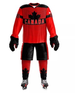 Uniforme deportivo de poliéster para equipos de hockey, ropa deportiva totalmente sublimada, a la moda - Product Image 2
