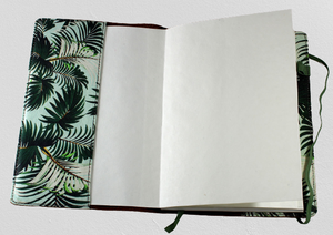 Vente en gros de haute qualité en cuir de buffle Journal couverture en cuir planificateur cahier couverture rigide 96 pages en coton papier fait main - Product Image 2