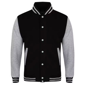 Bright Color Simple <b>Plain</b> <b>Varsity</b> <b>jacket</b> Wool Leather <b>Varsity</b> <b>Jacket</b> Custom Embroidered Baseball <b>Varsity</b> <b>Jacket</b> For Men - Product Image 6