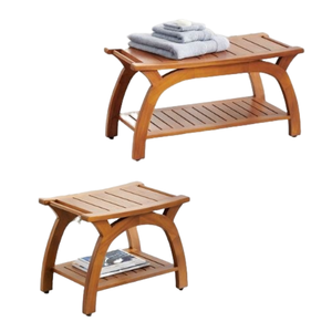 Accessoires de salle de bain de haute qualité chaise en bois design personnalisé pour la maison hôtel villa auberge fabriquée en Indonésie - Product Image 3