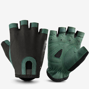 Gants de cyclisme d'été légers, demi-doigts, en maille respirante, rembourrés, pour la conduite en plein air sur route et en montagne - Product Image 1