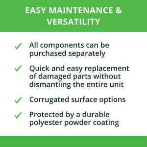 Poubelle en aluminium pour espace public résistant 70L ANDROMEDE avec socle triangulaire clé poubelle municipalité mobilier urbain extérieur - Product Image 4