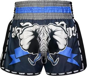 กางเกงขาสั้นชกมวยขาสั้นล่าสุดสำหรับต่อสู้แบบไทยกางเกงป้องกันปาก - Product Image 3