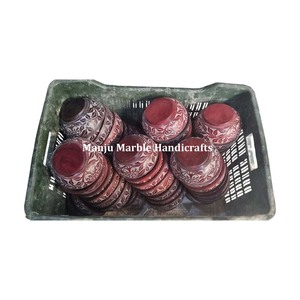 ชามแกะสลักหินสบู่พร้อมรูปทรงกลมใช้สำหรับตกแต่งบ้านและโรงแรมสินค้าราคาถูก - Product Image 4