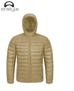 Veste à capuche personnalisée pour hommes, manteau chaud d'hiver confortable et élégant, veste en duvet épaisse en toile pour l'extérieur, style High Street - Product Image 3