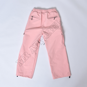 Pantalon Softshell rose clair haut à la mode avec doublure chaude en tissu coupe-vent Style neige extérieur et marque avec logo personnalisé - Product Image 6
