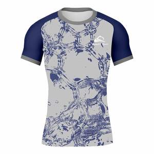 Hombres exigentes Rash Guard Spandex MMA Rash Guard Mangas cortas Compresión BJJ Rash Guard - Product Image 1