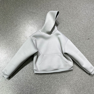 Nouveau tissu laminé extra lourd en éponge française épaisse vierge Logo imprimé personnalisé sweats à capuche et sweat-shirts pour hommes - Product Image 2