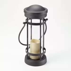 Latest Design Metal and Glass <b>Candle</b> <b>Lantern</b> for Indoor & Outdoor <b>Black</b> Camping Hanging <b>Lantern</b> Available in Hot Prices - Product Image 3