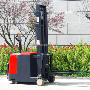 Chariot élévateur électrique sans chariot de guidage, contrepoids, 1 tonne, levée 3 mètres, pour palettes double face et entrepôt, CE - Product Image 2