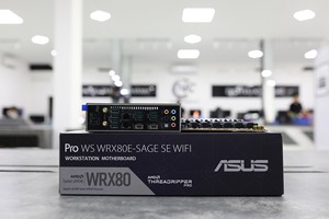 Estação de trabalho AMD WRX80 Threadripper PRO extended-ATX Pro WS WRX80E-SAGE SE WIFI II Pro WS WRX80E-SAGE SE WIFI com suporte - Product Image 4