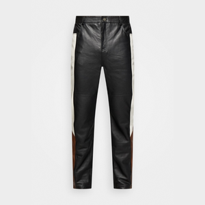 Pantalones de cuero suaves y ajustados para hombre, elegantes, cómodos, duraderos, de alta calidad, transpirables a la moda - Product Image 4