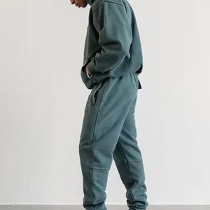 Survêtement de sport pour homme, respirant, décontracté, uni, 100% coton, pour l'entraînement, le jogging, vente en gros - Product Image 2