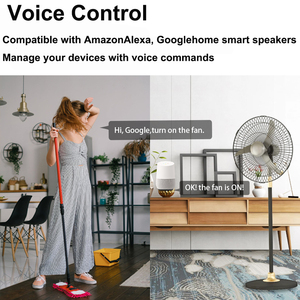 Interruptor de Ventilador Inteligente WiFi/Zigbee con Perilla, Control de <span class=keywords><strong>5</strong></span> Velocidades, Interruptor Giratorio/de Perilla para Ventilador de Techo EU, Control Remoto Tuya, Compatible con <span class=keywords><strong>Alexa</strong></span> y Google Home - Product Image 4