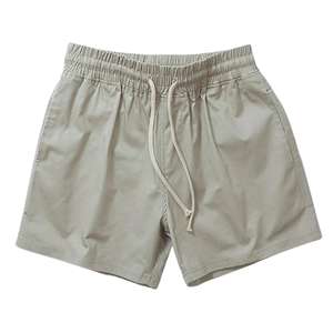 กางเกงกีฬาขาสั้นระบายอากาศได้ดีสำหรับผู้ชายกางเกงขาสั้นทรงหลวมผ้าคอตตอนโพลีเอสเตอร์สีกากีสำหรับฤดูร้อน - Product Image 3
