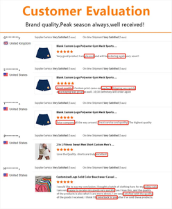 Logo personnalisé Shorts de sport Respirant Séchage rapide Gym Entraînement Entraînement Shorts de course Hommes Femmes Teamwear Vente en gros - Product Image 6