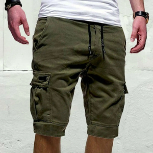 Pantalones Cortos Cargo Sólidos para Hombre, Novedad de 2026, Estilo Urbano, Transpirables, de Secado Rápido, con Múltiples Bolsillos, Servicio OEM Personalizado - Product Image 4