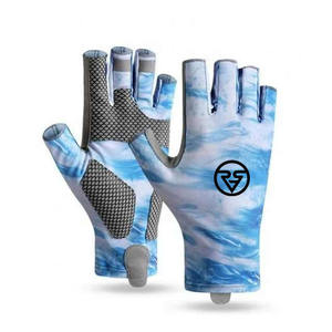 La mejor venta de guantes de pesca sublimados de alta calidad, diseño impermeable personalizado para hombres y mujeres - Product Image 5
