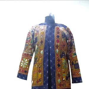 Manteau Long Vintage 2022 avec veste Boho entièrement perlée à la main pour femmes