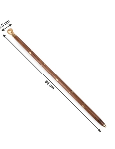 Bastón para caminar real con mango de latón hecho a mano de madera Sheesham, bastón para caminar coleccionable de estilo antiguo con mango de latón Vintage - Product Image 5