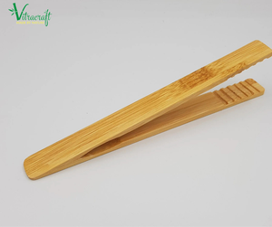 Pinzas para tostadora de comida de madera de teca, ensalada de madera, cocina, servir comida, pan, merienda, regalo significativo, seguro de usar - Product Image 1