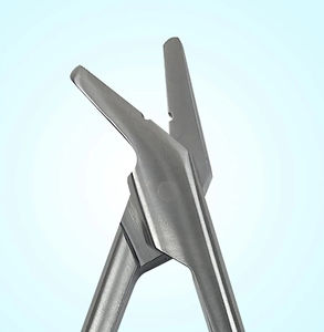 Tijera de alambre Universal de potencia Manual alemana 420J2 TC de calidad superior profesional, instrumento de borde de corte de un diente en ángulo - Product Image 5