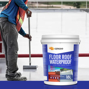 Peinture imperméable caoutchoutée de qualité supérieure pour sol mural de sous-sol sur le toit-<span class=keywords><strong>terrasse</strong></span> | Forte adhérence | Revêtement membranaire flexible - Product Image 1