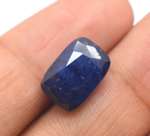 เบาะรองนั่งแซฟไฟร์กำมะหยี่สีฟ้าอ่อน11.5ชิ้น, ของขวัญแต่งงาน September birthstone สำหรับแหวนหมั้นครบรอบ14X10X7มม. - Product Image 6