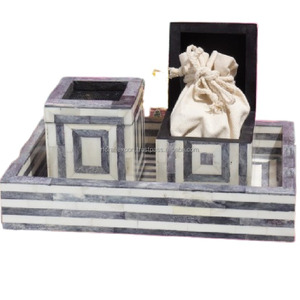 Dernier modèle Coffret plateau avec nacre et résine Brûleur Bakhoor Brûleur décoratif aspect royal à prix raisonnable - Product Image 2