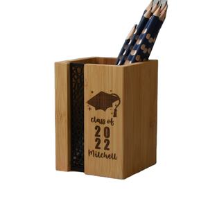 Porte-stylo de stockage de papeterie de bureau porte-stylo en bois au design antique porte-stylo en bois naturel de haute qualité au meilleur prix - Product Image 1