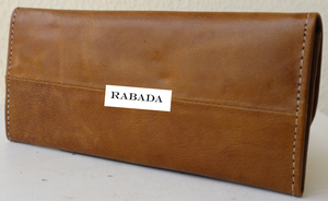 Carteras de cuero de diseñador de color marrón para mujer, billetera de mano para mujer con cuero genuino real, embrague hecho a mano real para niñas - Product Image 3