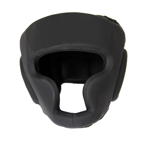 Casque de boxe robuste en cuir PU avec protection faciale, fermeture réglable à boucle et crochets, unisexe, pour adulte, casque de sport - Product Image 2