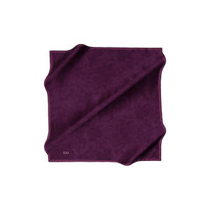 Pañuelo cuadrado de algodón con estampado floral Plum Silk - Product Image 1