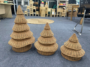 ทำด้วยมือของเล่นเด็กเห็ดในหลายสีวัสดุหวายและไม้ไผ่ - Product Image 6