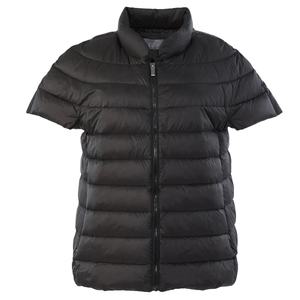 แจ็กเก็ตฤดูหนาวสำหรับผู้หญิงแขนครึ่งแขนลายผ้าบางเข้ารูปมีกระดุมปิดเสื้อแจ็กเก็ตปลาปักเป้าสำหรับผู้หญิงดีไซน์ตามสั่ง - Product Image 5