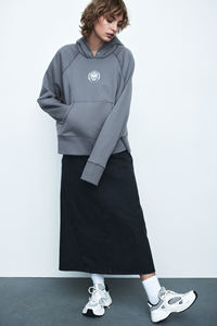 เสื้อมีฮู้ดสำหรับผู้หญิง, เสื้อสเวตเชิ้ตทรงหลวมมีฮู้ดขนาดผู้ใหญ่ออกแบบโลโก้ได้ตามต้องการ - Product Image 2