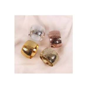 Silver Solid Metal Antique Polished Embossed owl Design Table Decoration exquisite hotel Napkin <b>ring</b> design royal look - Product Image 4