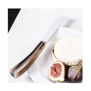 Juego de vajilla de acero para queso, decoración de mesa, utensilios de cocina, cuerno único, juego de herramientas para queso con mango, suministro de India STAR CRAFTS - Product Image 1