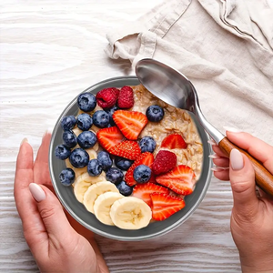 Spring Polished Stainless Steel Double Wall Bowl Advanced Insulation for Heat Retention Eco-Friendly Professional Kitchen - Product Image 1