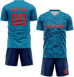 Maillot de football unisexe personnalisé pour adultes, en polyester respirant, pour hommes, uniforme de football OEM pour femmes - Product Image 3