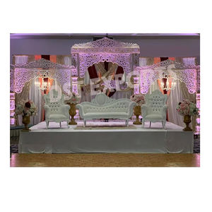 Sillas Mandap de madera Decoración para ceremonia de matrimonio Sillas Mandap de madera Decoración para matrimonio Sillas Mandap de boda india - Product Image 3